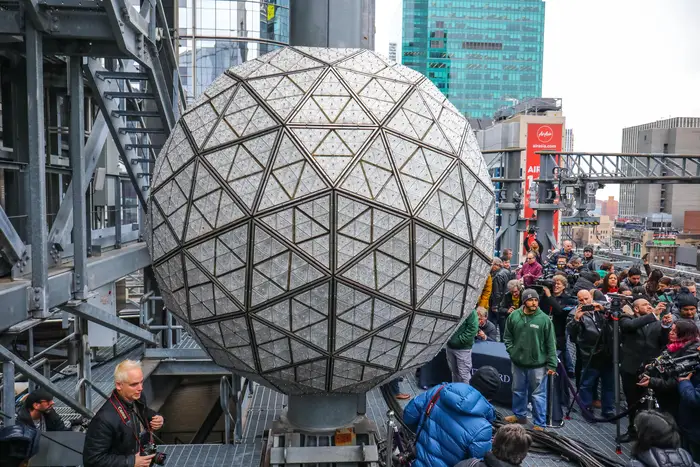 Images of the Times Square New Year's Eve Ball 2019 edition